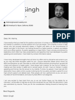 Black and White Minimalist Industrialist Software Engineer Job Application Cover Letter