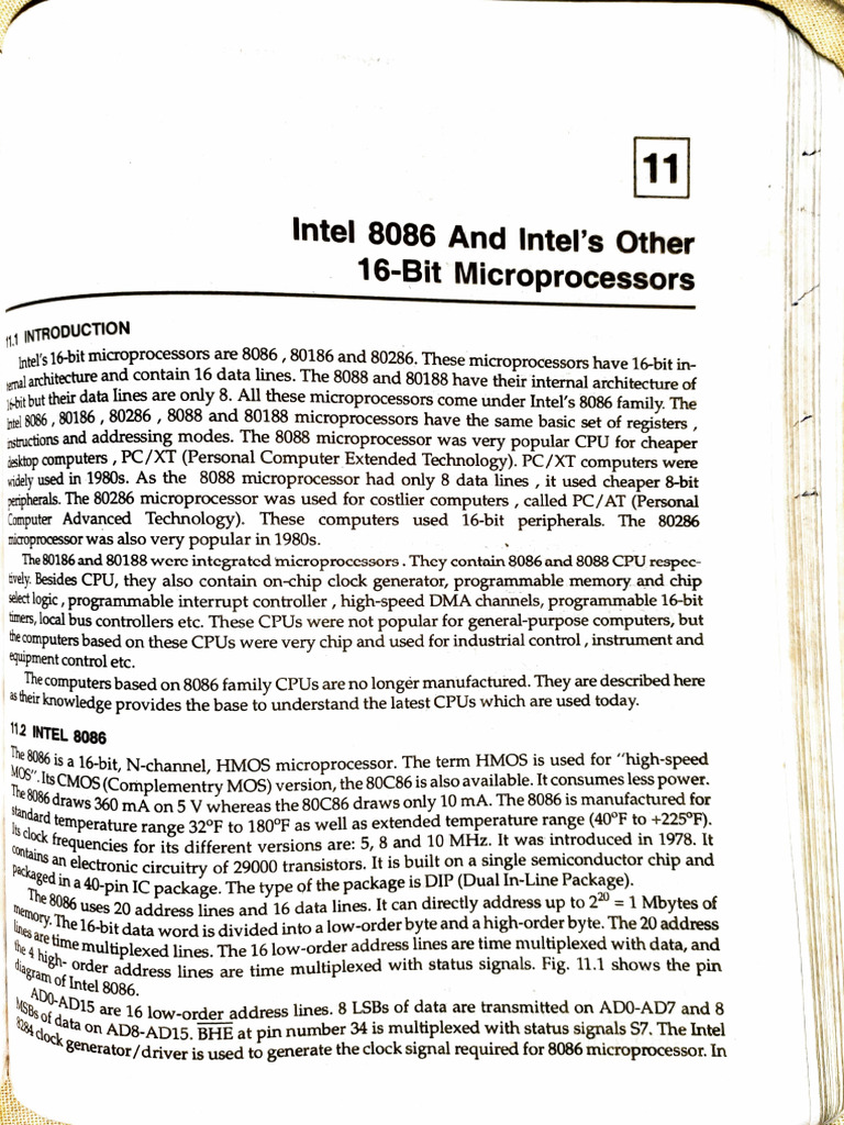 Microprocessor Unit3 | PDF