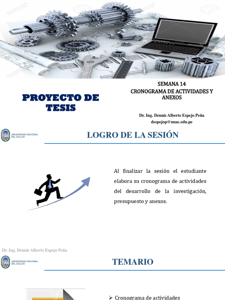 Cronograma y Presupuesto de Tesis | PDF