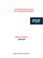 Keutamaan Nifshf Al-Sya'ban & Bulan Ramadhan