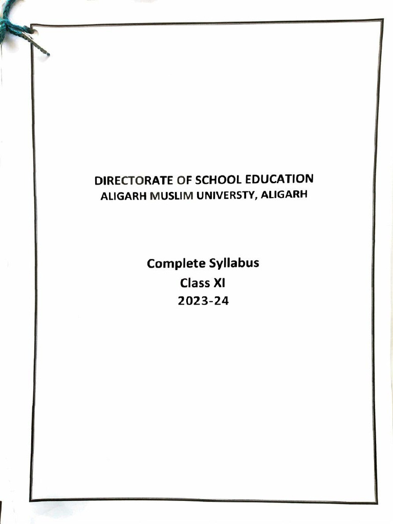 Class xi pcm syllabus 2022 23 organized pdf