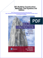 Ebook PDF Building Construction Principles Materials and Systems 3Rd Edition PDF Docx Full Chapter Chapter Scribd