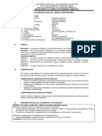 Silabo de Metodología Del Trabajo Universitario-Ingeniería Ambiental