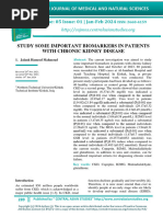 Study Some Important Biomarkers in Patients With Chronic Kidney Disease