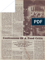 Confessions of a Food Critic
