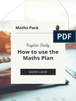 Maths Plan