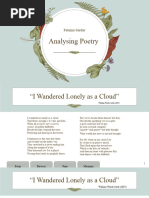 Analysing Poetry