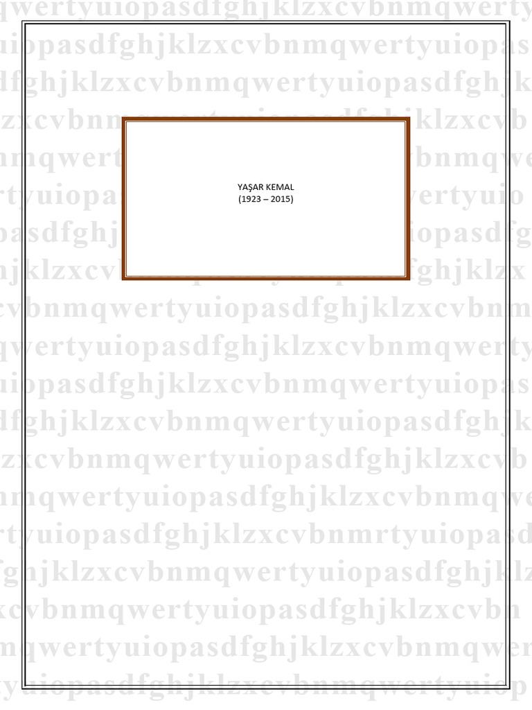 Ya ar Kemal Dergi PDF
