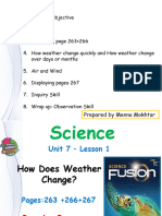 Science Unit 7 - L1 How Does Weather Change P. 266+267