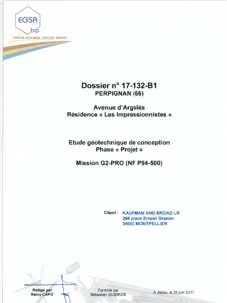 17-132-b1 Perpignan g2 Pro Egsa | PDF