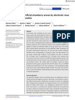 J Food Process Engineering - 2023 - Feltes - Discrimination of Artificial Strawberry Aroma by Electronic Nose Based On-1