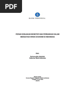 Download PERAN KEBIJAKAN MONETER DAN PERBANKAN DALAM MENGATASI KRISIS EKONOMI DI INDONESIA by Jurnal  Paper  Skripsi  Tesis  Publikasi  Riset Ekonomi Indonesia   Internasional SN70996597 doc pdf