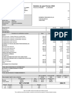 Fiche de paie Février 2024