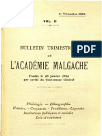 Bulletin de L'académie Malgache II, 4 - 1903