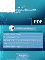 Pulseoximetry, Physiological Basis and Implication