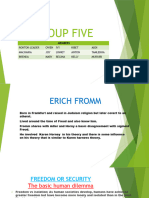 Group 5-ERICH FROMM LEC 4