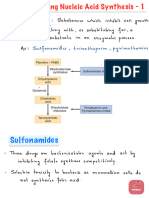 Drugs Inhibiting Nucleic Acid Synthesis - 1