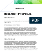 Green and Blue Modern Professional Research Proposal