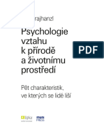 Ukol 5 Krajhanzl 2014 Psychologie Vztahu K Prirode A Zivotnimu Prostredi