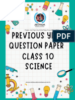 Class 10 Science CBSE PYQ Chapter Wise Topic Wise