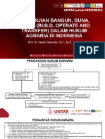 Materi Perkuliahan Untar Hukum Agraria Dan HPL - Pertemuan I - Rev