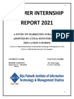 Summer Internship Report Reshmi