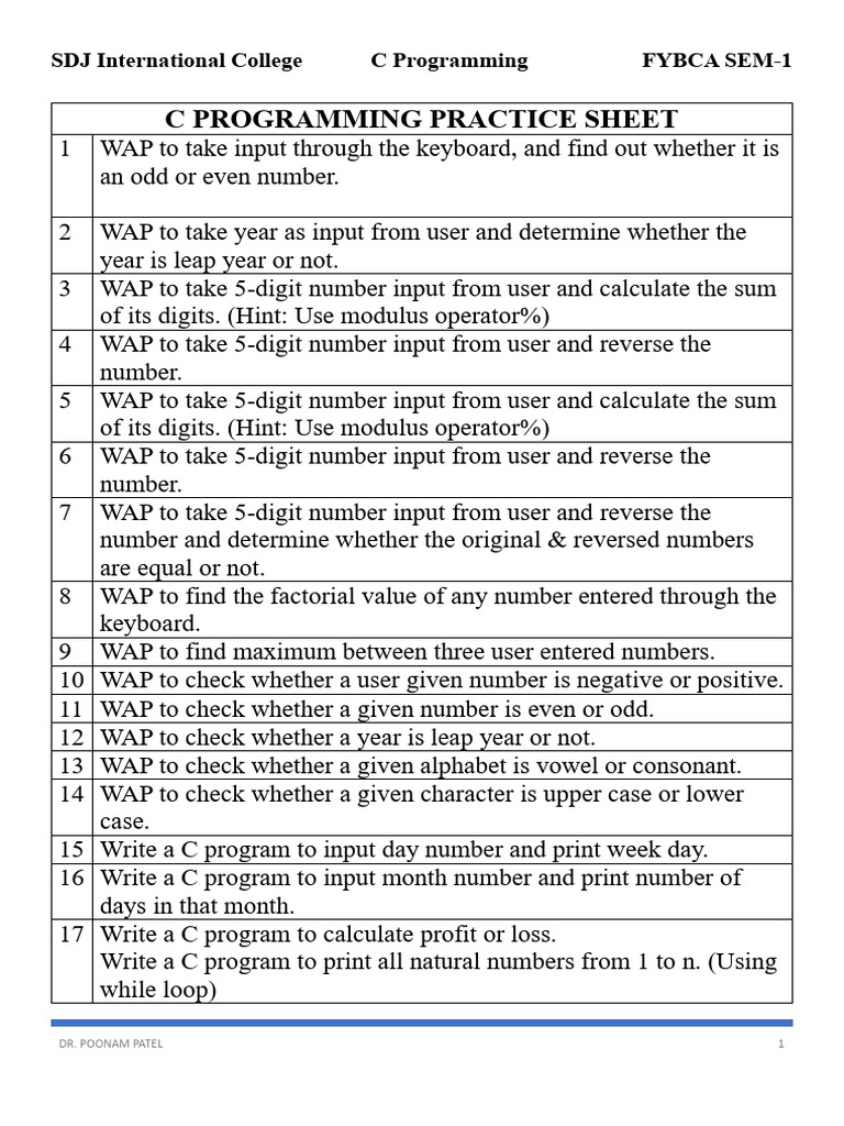 C Programs | PDF | Numbers | Mathematics
