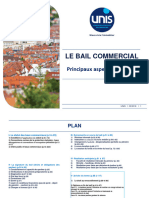 #Bail Commercial - Principaux Aspects Juridiques - Unis 2018