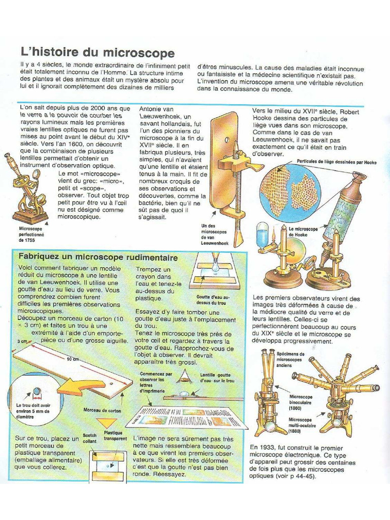 Histoire Du Microscope | PDF