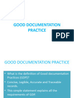 Good Documentation Practice 20-06-2014
