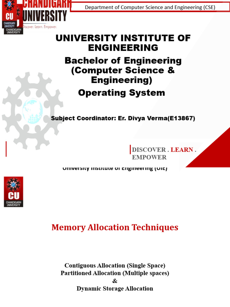 L-2.1.2 Memory Allocation Techniques | PDF | Computer Hardware ...
