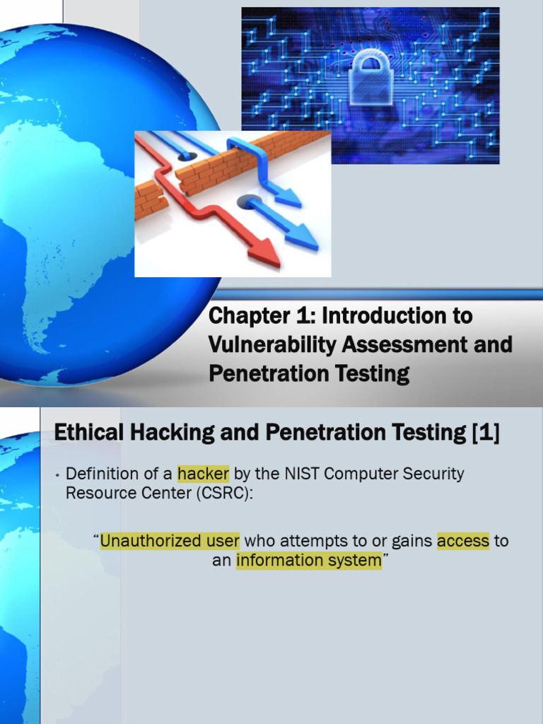 Chapter 1 Introduction To Vulnerability Assessment and Penetration ...