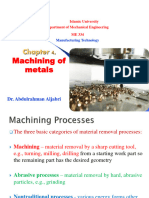 Chapter 4 Machining of Metals-2