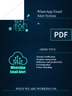 Whatsapp Email Alert System