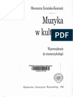 Żerańska Kominek Z. Muzyka W Kulturze. Wprowadzenie Do Etnomuzykologii