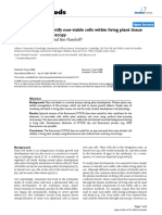 Plant Methods: A Simple Way To Identify Non-Viable Cells Within Living Plant Tissue Using Confocal Micros