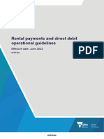Rental Payments and Direct Debit Operational Guidelines