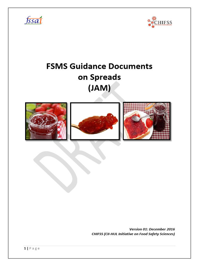 FSMS Guidance for Jam Manufacturing | PDF | Fruit Preserves | Foods