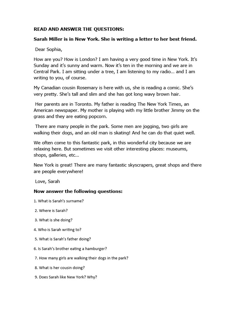 Reading texts pdf