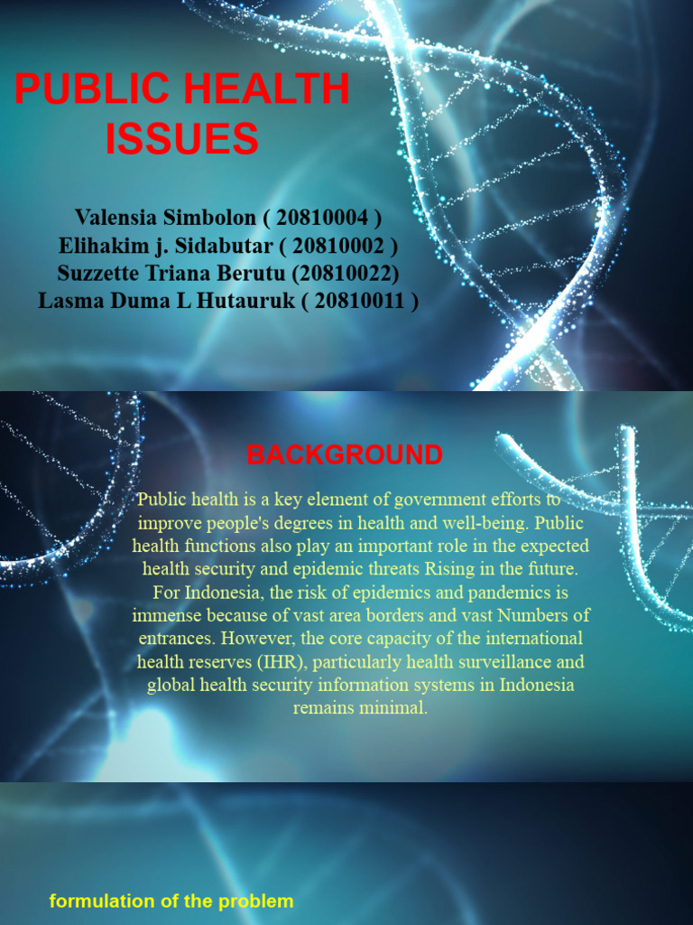 Public Health Challenges in Indonesia | PDF | Health Promotion | Public ...