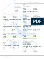 ENGLISH Category 5 7 8 - Grades