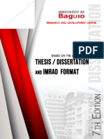 RDC - Thesis and Dissertation IMRAD Format 1