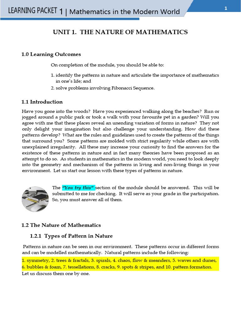 Patterns and Symmetry in Nature | PDF | Pattern