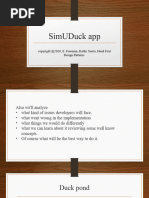 Sim UDuck App