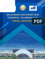 Travel Advisory - Kalaignar Centenary Bus Terminus