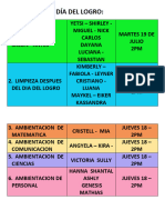 Actividades Delogro