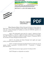 Dispõe Sobre A Readequação Do Anexo I, II e III Da Lei Complementar Nº007, de 05 de Julho de 2011, e Dá Outras Providências