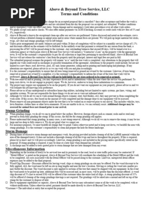 Terms Of Service