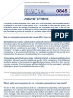 Competency-Based Interviews - An Overview of Competency-Based Interview Questions