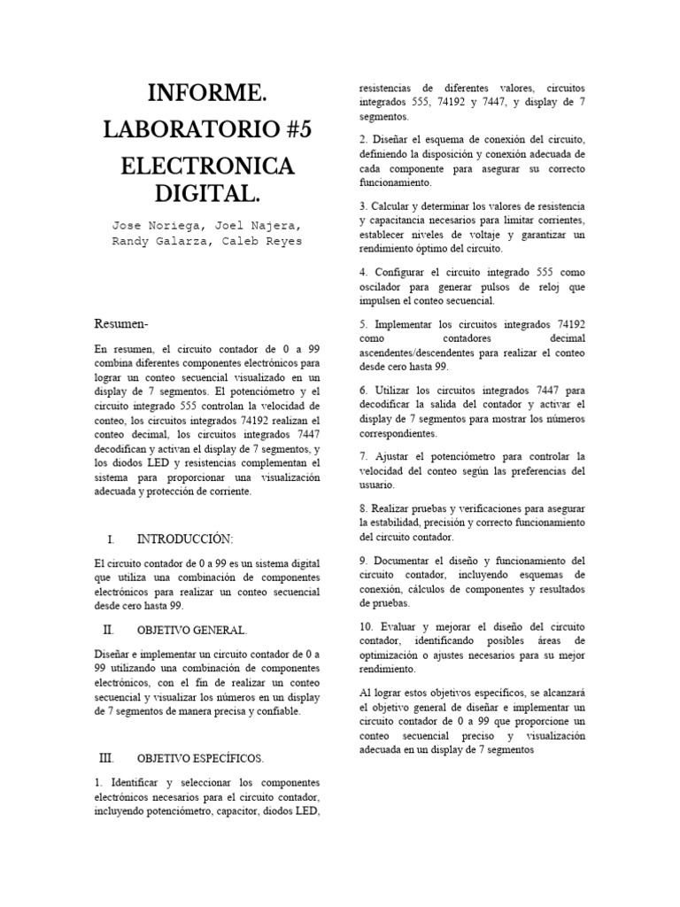 Informe circuito contador 0 a 99 1 pdf